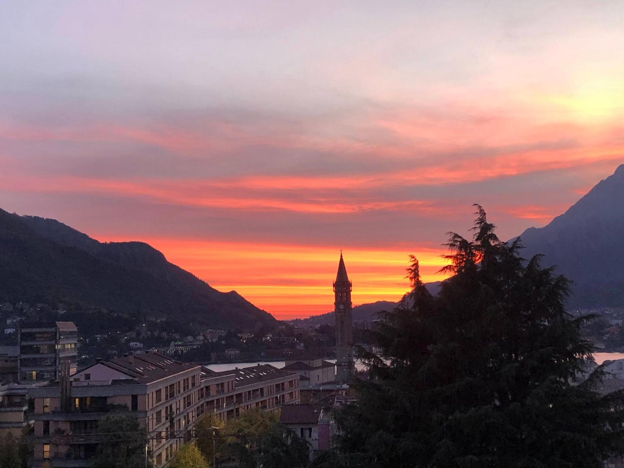 Bright Penthouse Close To Center With Terrace And Lake View Lecco Εξωτερικό φωτογραφία